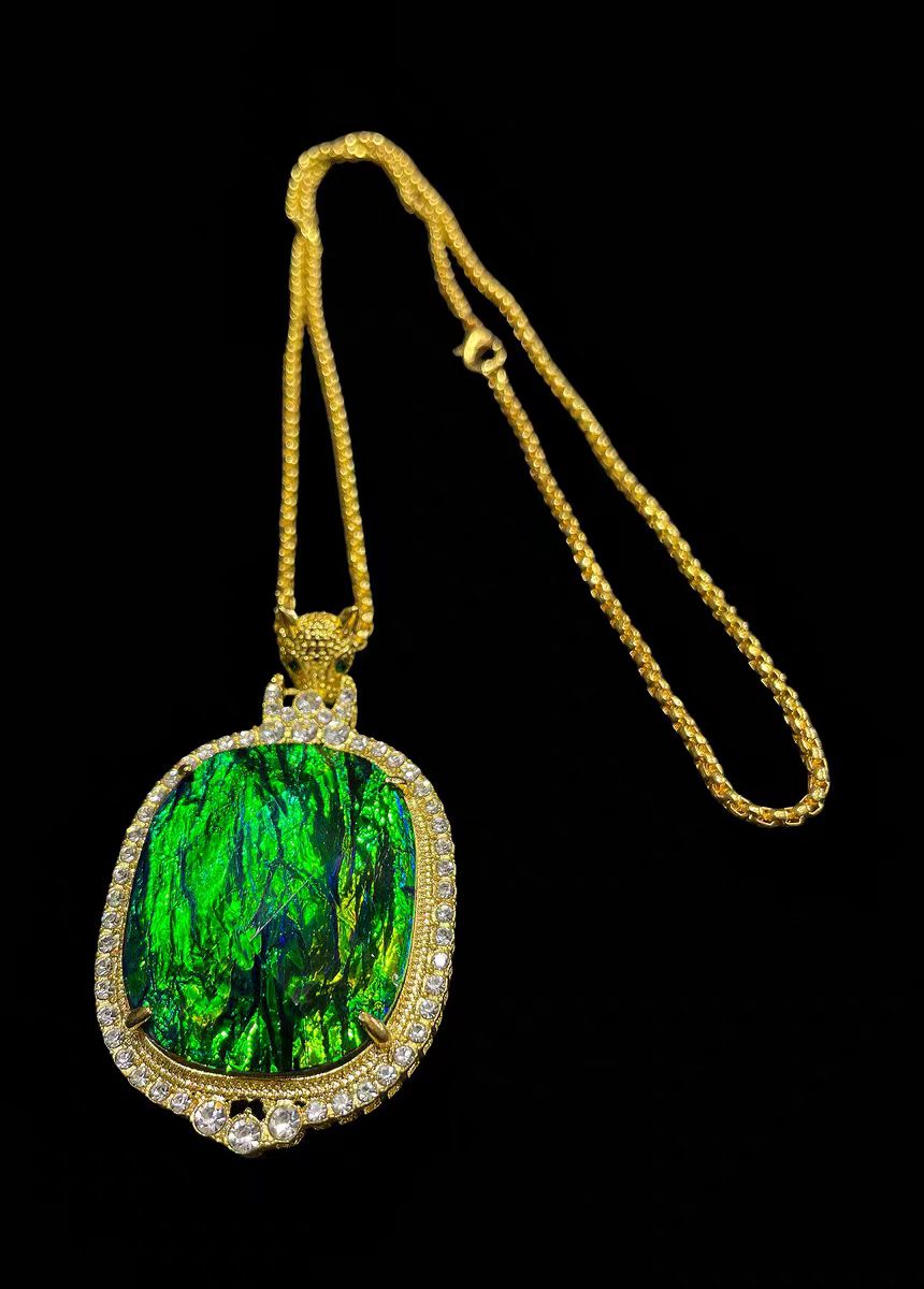   【专柜同款】高端轻奢主播推荐紫龙吊坠