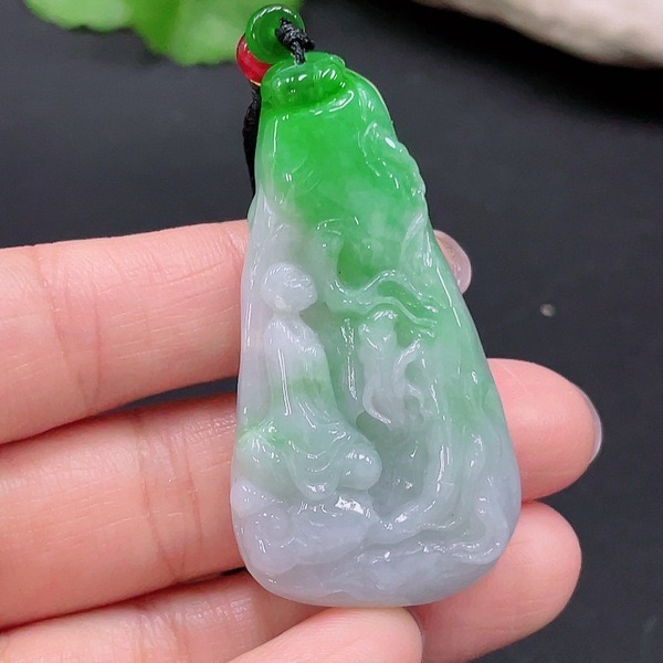 D7-天然A货翡翠-挂件