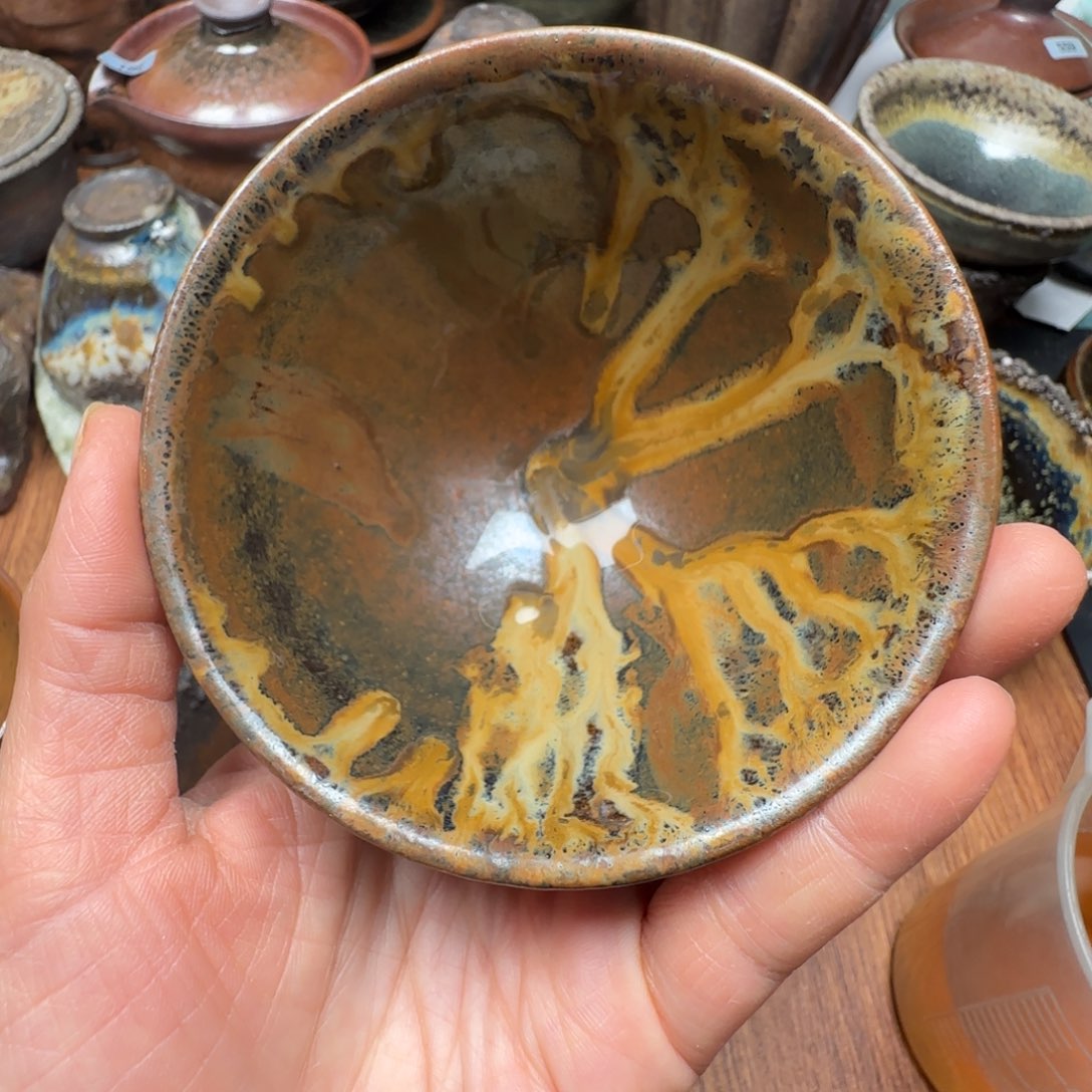 夜***露柴烧建盏茶盏茶杯988