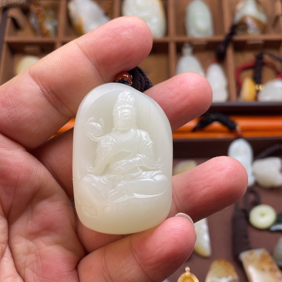 鹏***鹏和田玉未镶嵌挂件