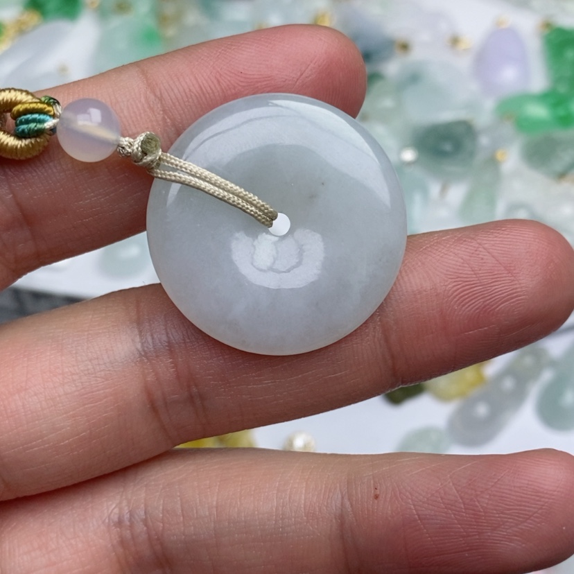 【闪购商品】翡翠吊坠(不含链)未镶嵌平安扣