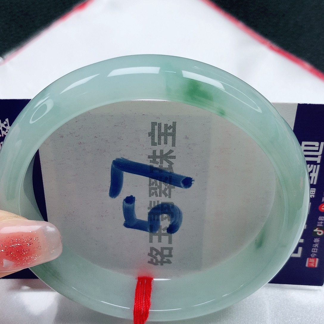 翡翠手镯未镶嵌缅甸天然a货翡翠59