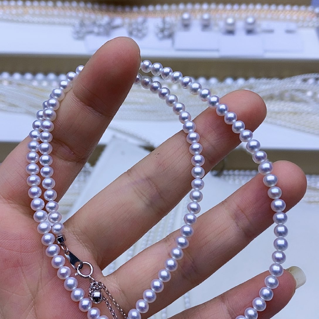 淡水珍珠颈饰未镶嵌金*灿