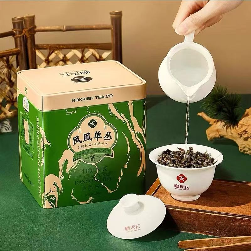 响天下丛此兴起鸭屎香潮州凤凰单丛茶叶罐装散茶250g/罐清香型