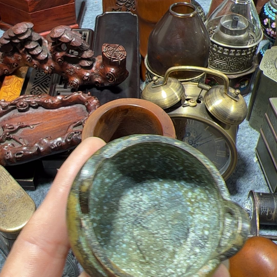 风***月杏核摆件小香炉真的很棒哦