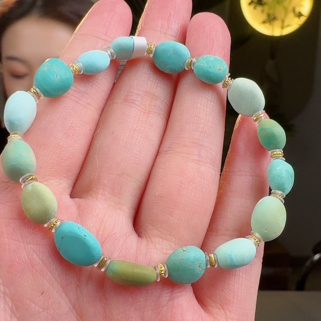 绿松石珠宝奇石未镶嵌