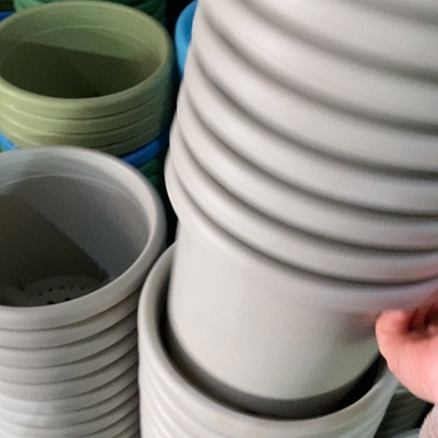 树脂微瑕3号10个无托灰白