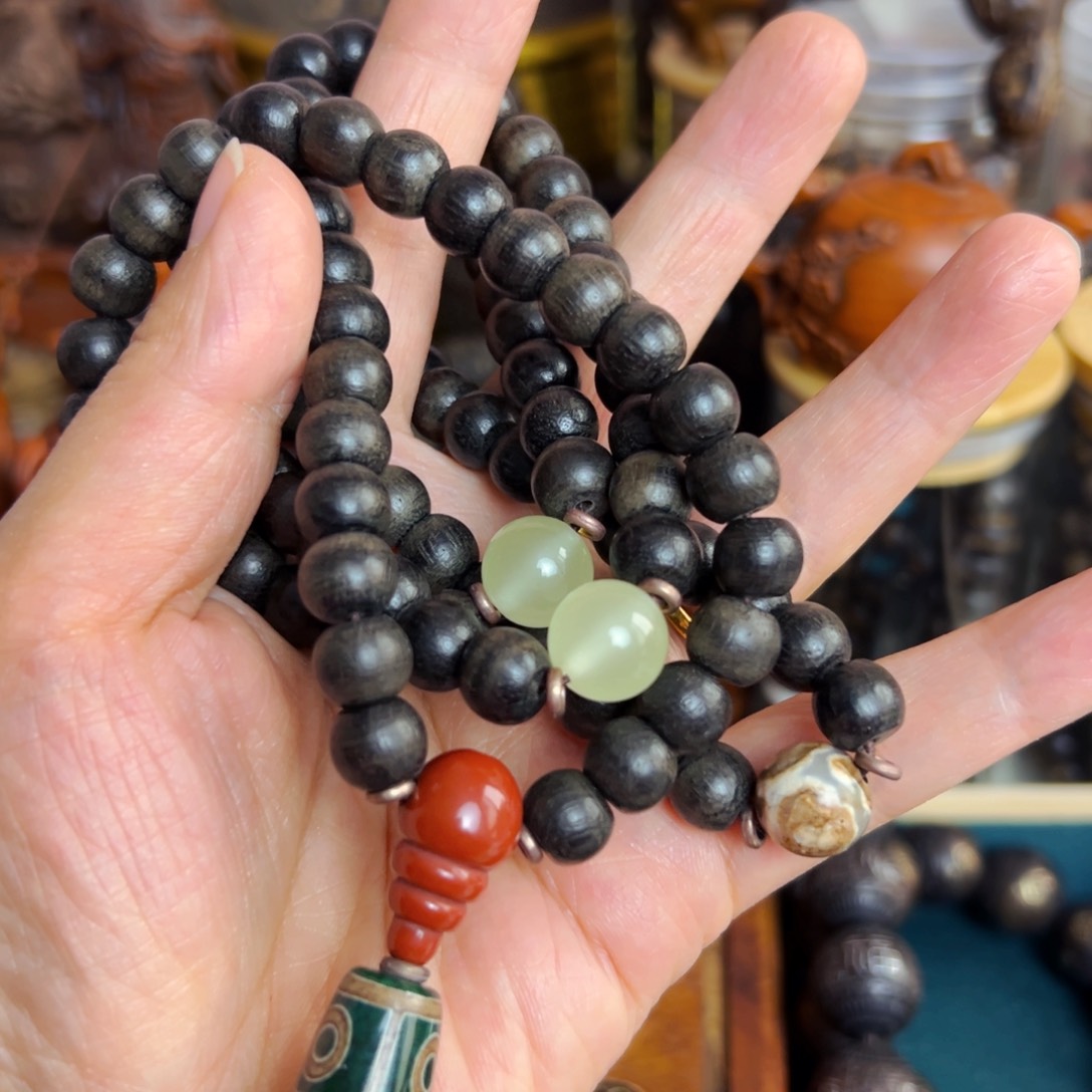 阴沉木年货节福利活动文玩手串摆件把件