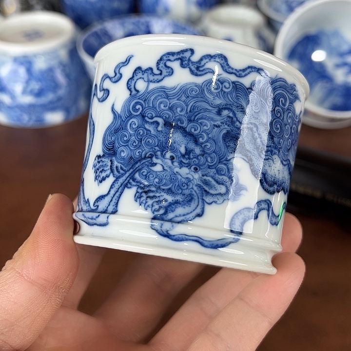 瓷片景德镇全手工手绘陶瓷