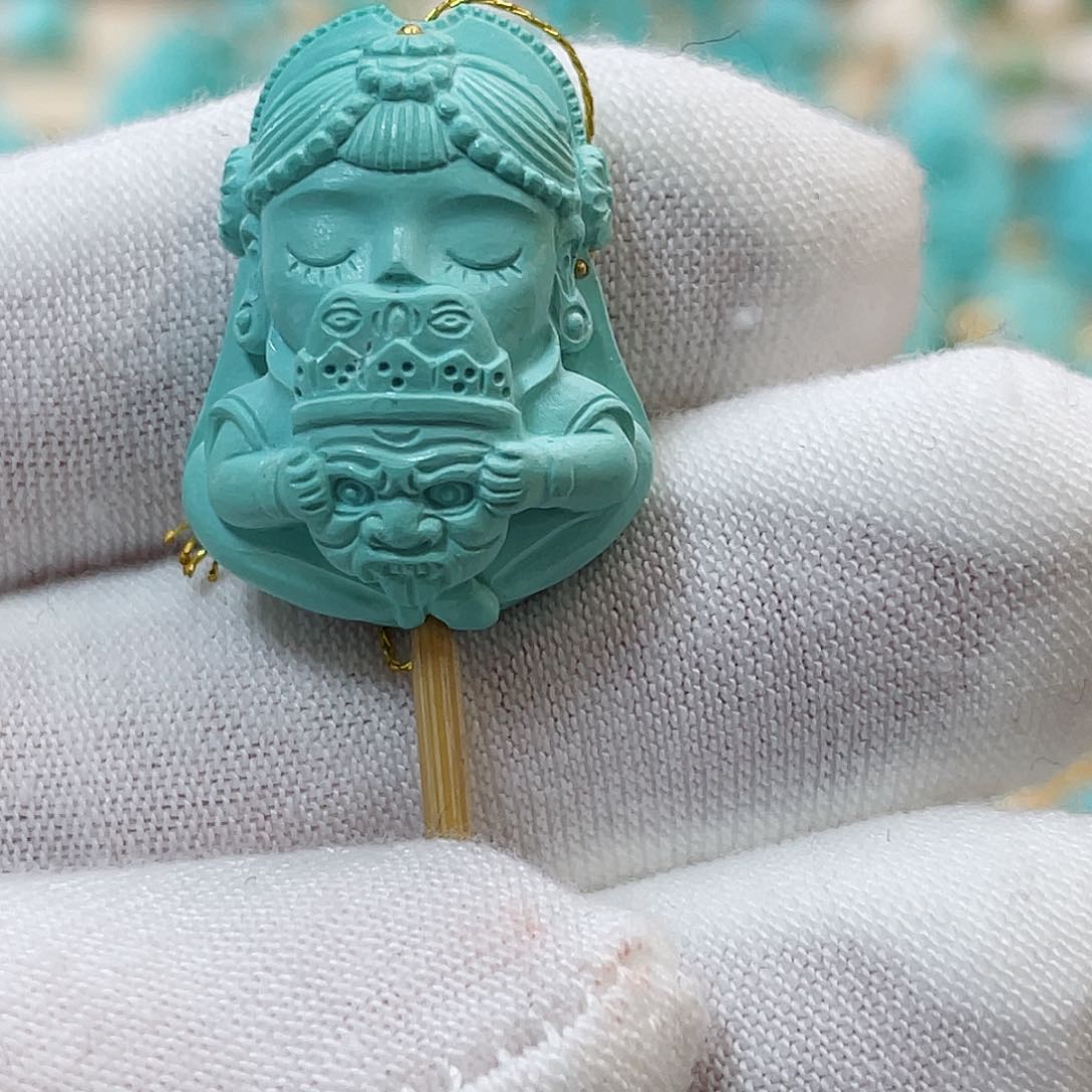 绿松石珠宝奇石未镶嵌