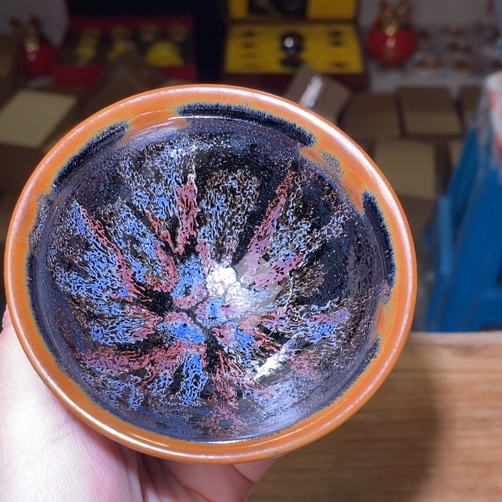 茶盏不带礼盒，建盏主人杯