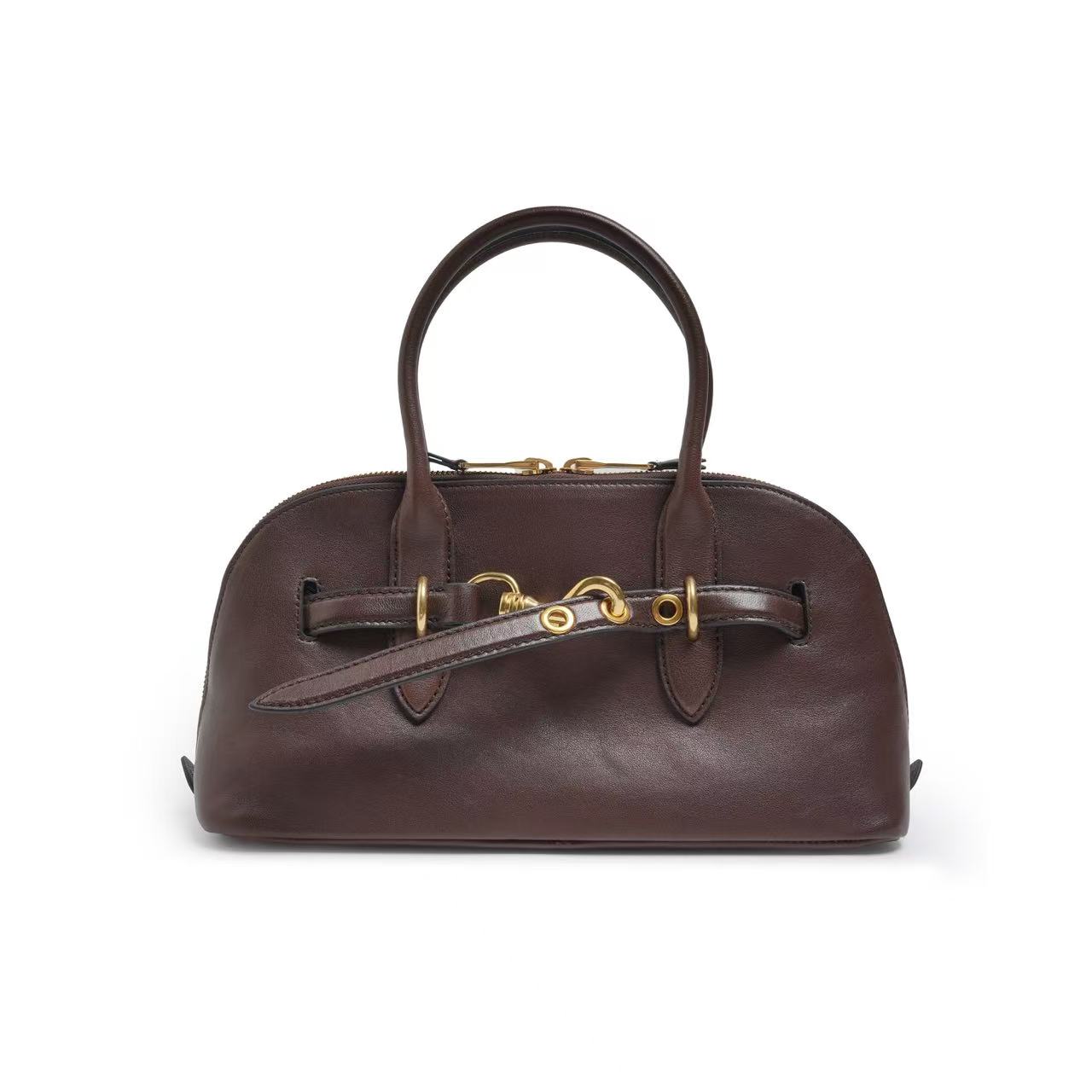 【京盛高定】缪系 贝壳包高级简约时尚女士通勤包真皮斜跨气质