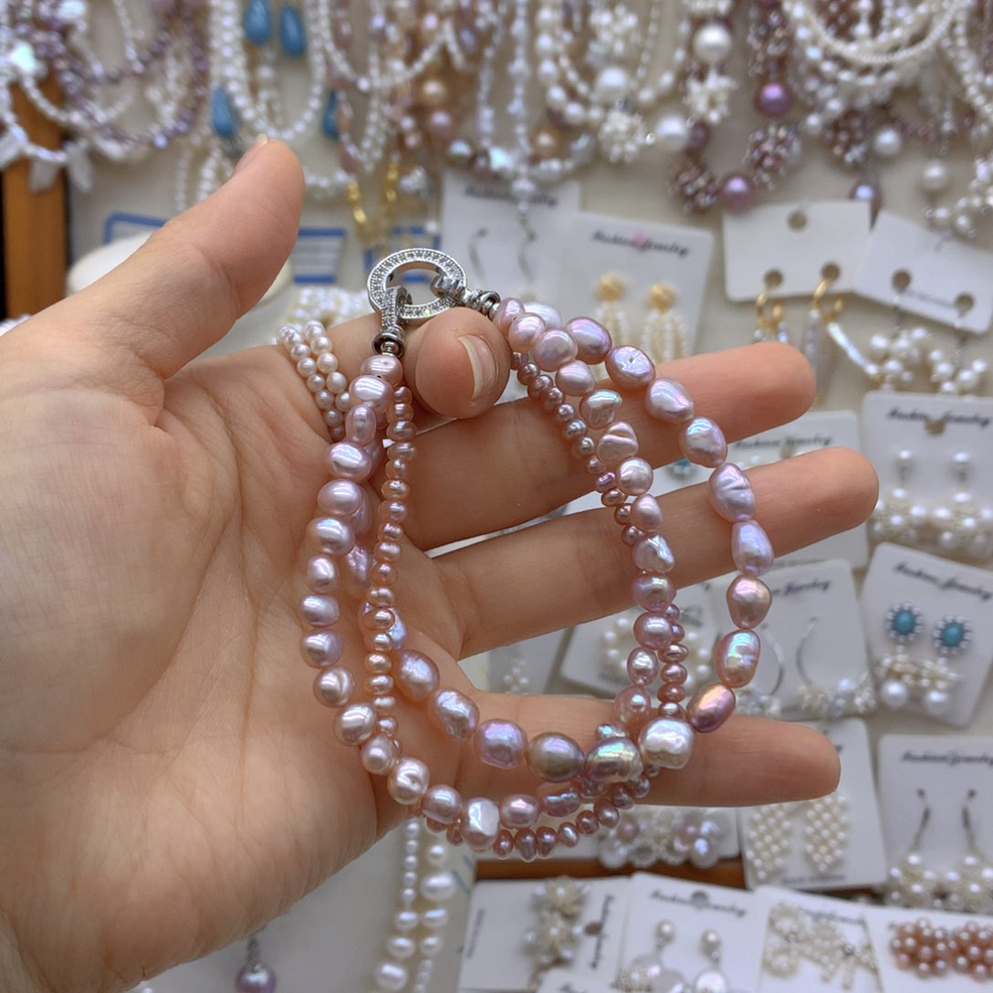 ****✪合金淡水珍珠项链耳饰