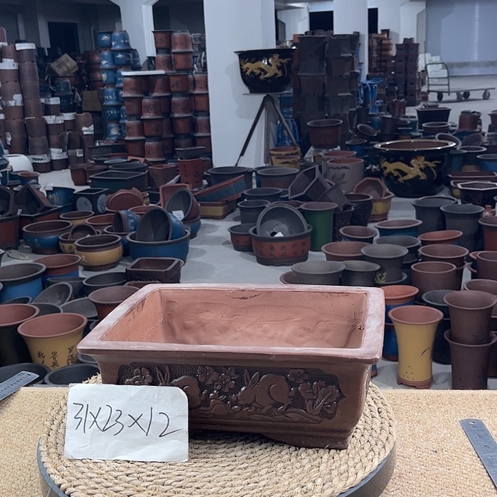 紫砂花盆紫砂花盆