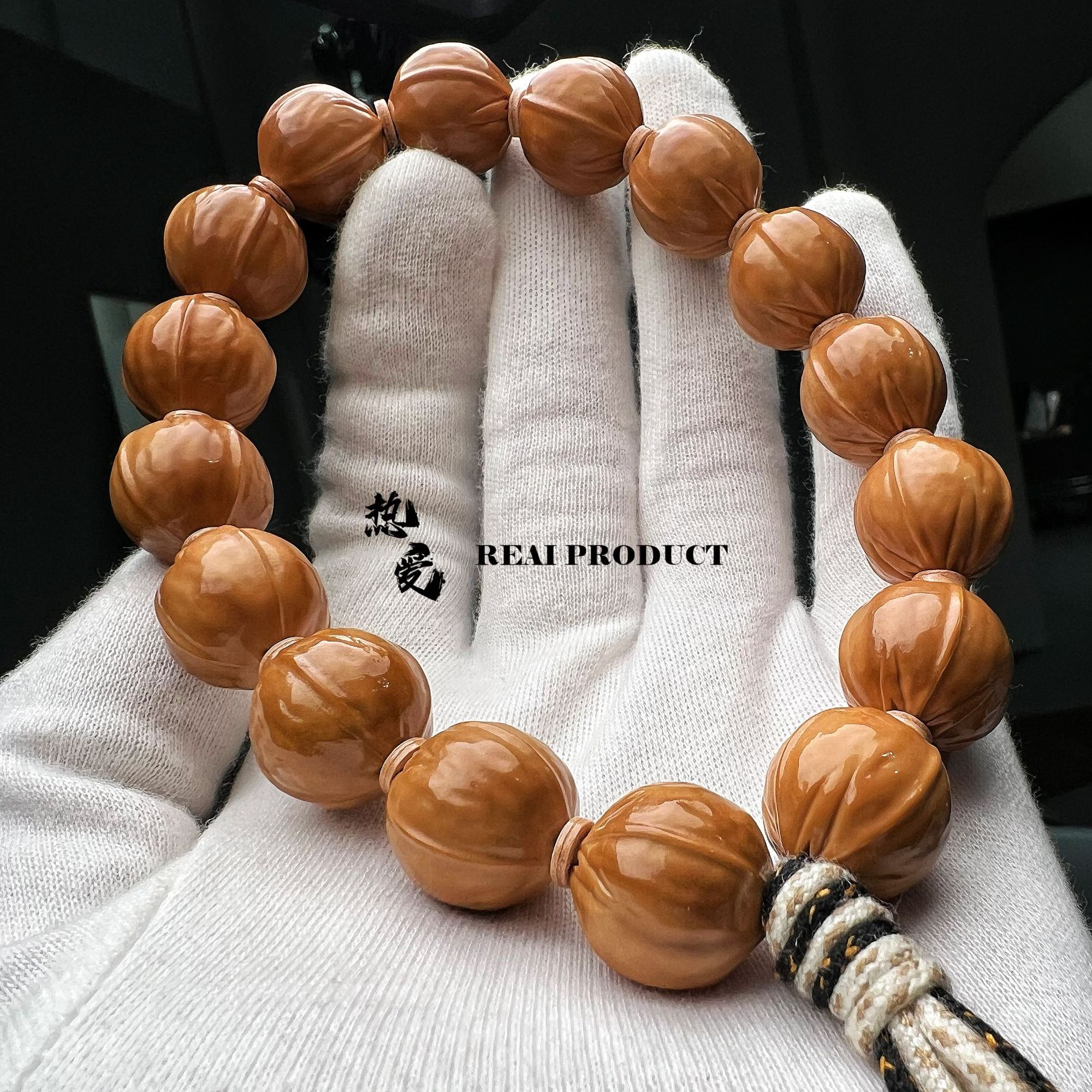 【热爱】四花 猴头核雕