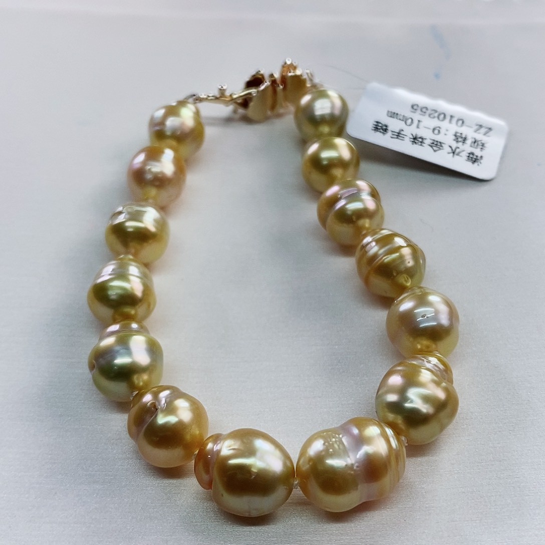 未镶嵌手串海水珍珠9-10