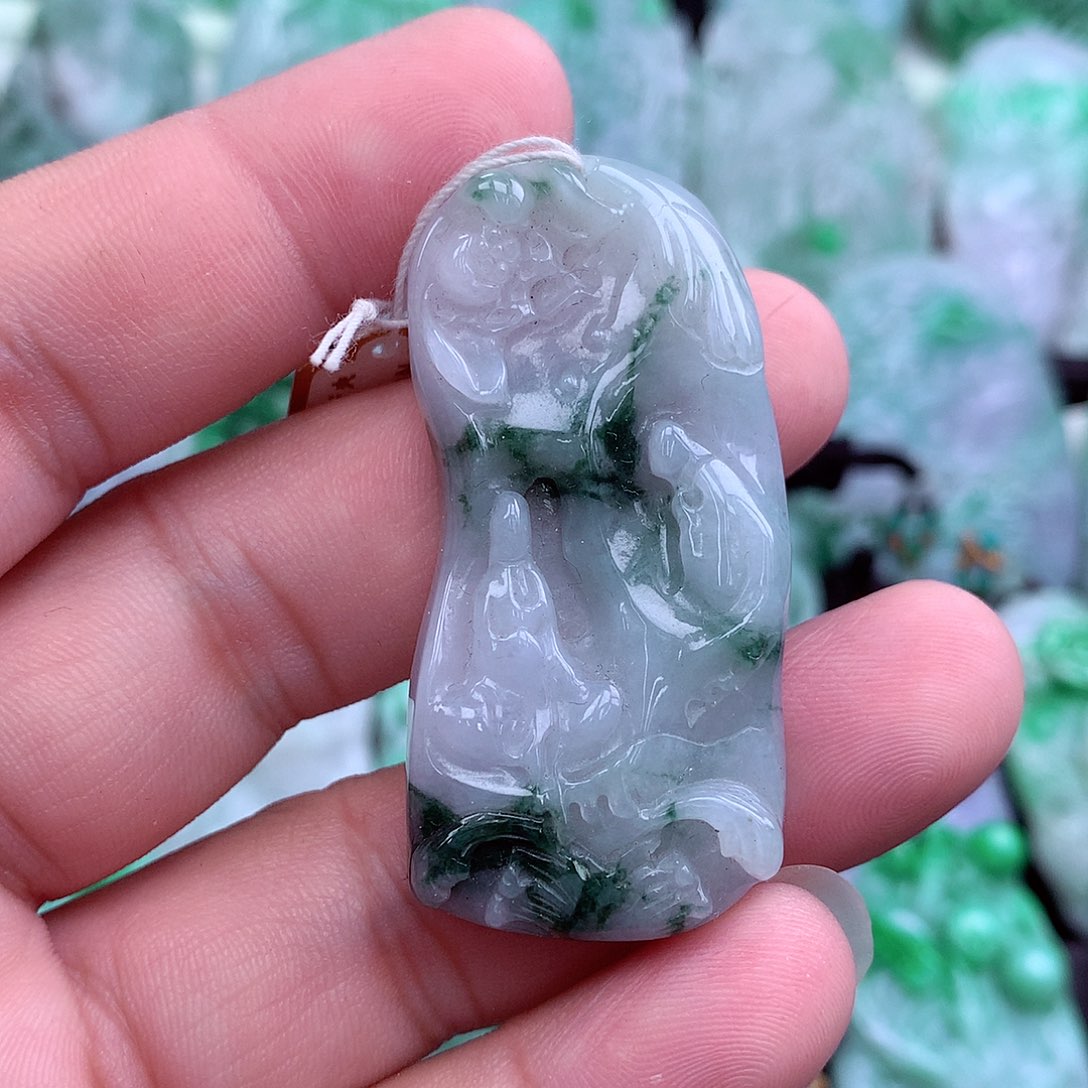 翡翠吊坠(不含链)未镶嵌