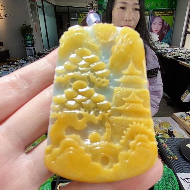 颈饰未镶嵌翡翠翡翠