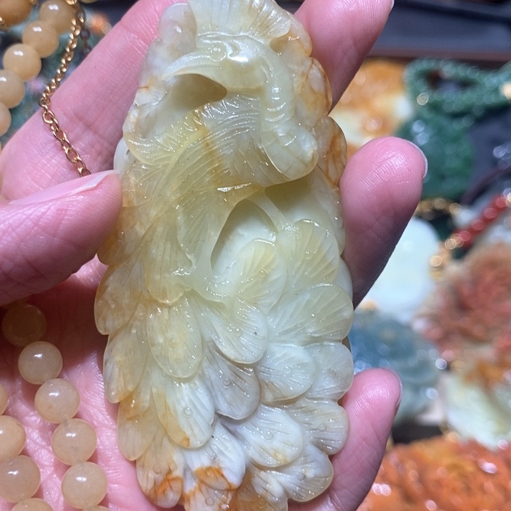 岫玉毛衣链未镶嵌