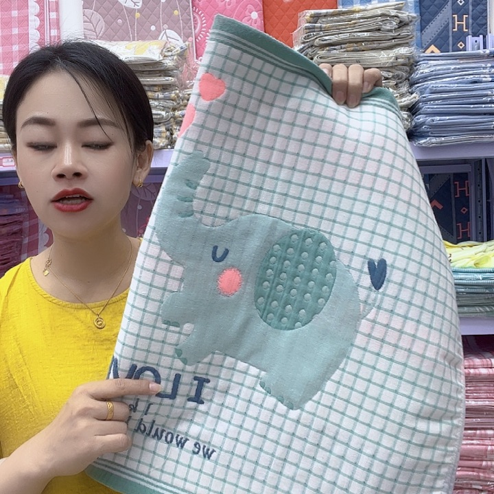 棉绿色小飞象纯棉