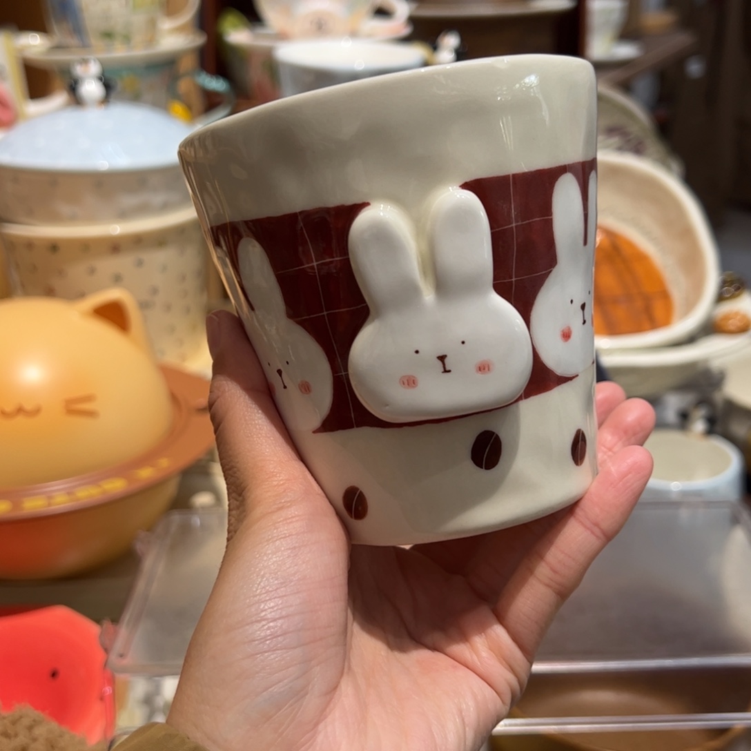 景德镇白兔杯手作