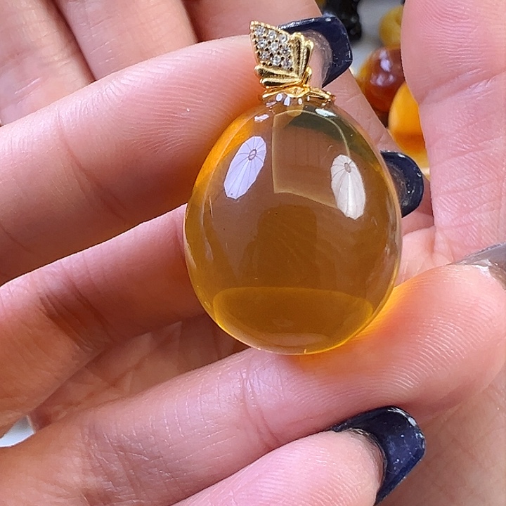 蜜蜡颈饰未镶嵌蜜蜡