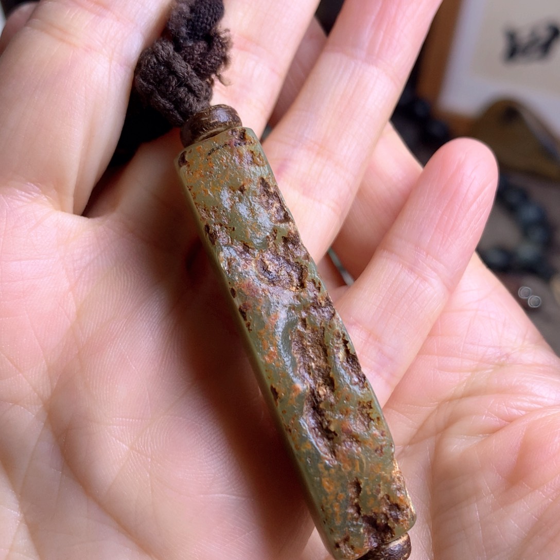 岫岩河磨玉（透闪石质玉）未镶嵌挂件