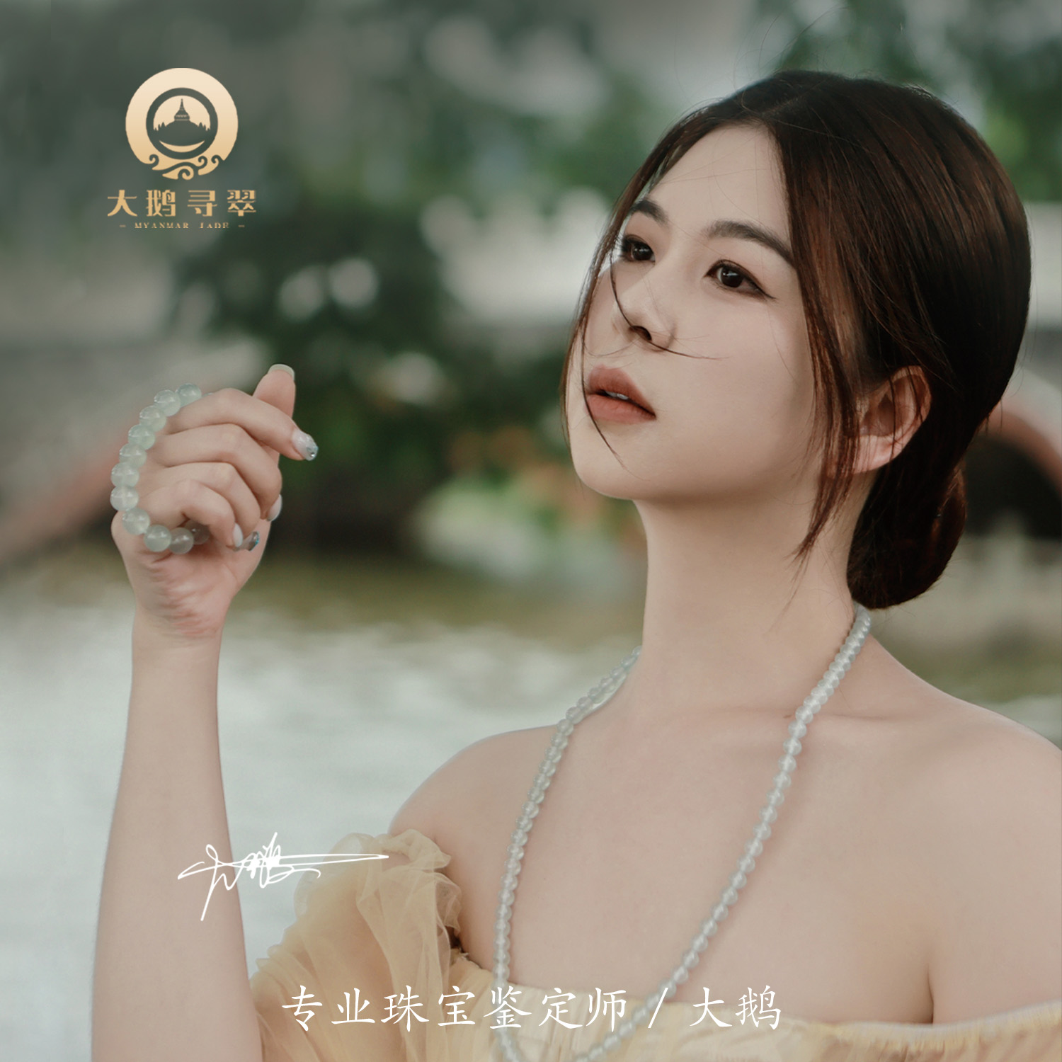 【大鹅寻翠】天然缅甸A货翡翠 主播介绍