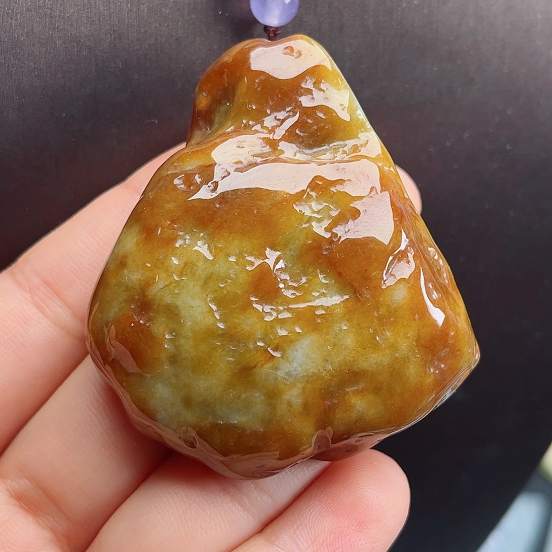 翡翠未镶嵌颈饰昨****1翡翠
