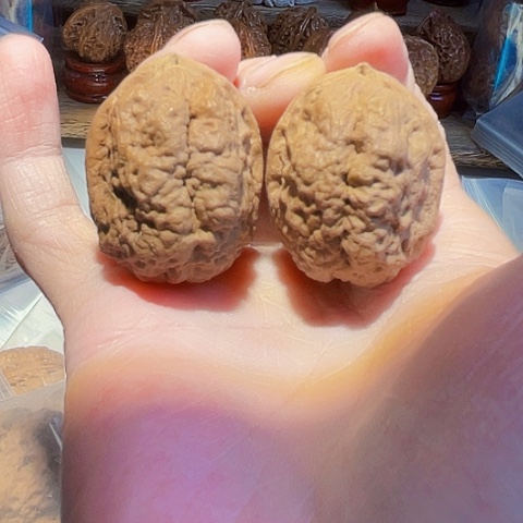 把件文玩核桃大理卧龙带彩38