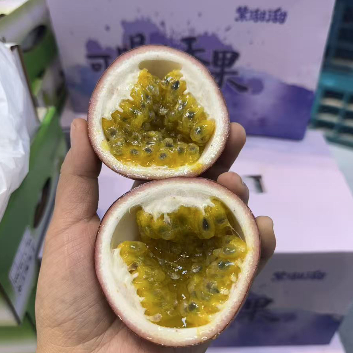 蜜桃百香果-可以直接喝的百香果