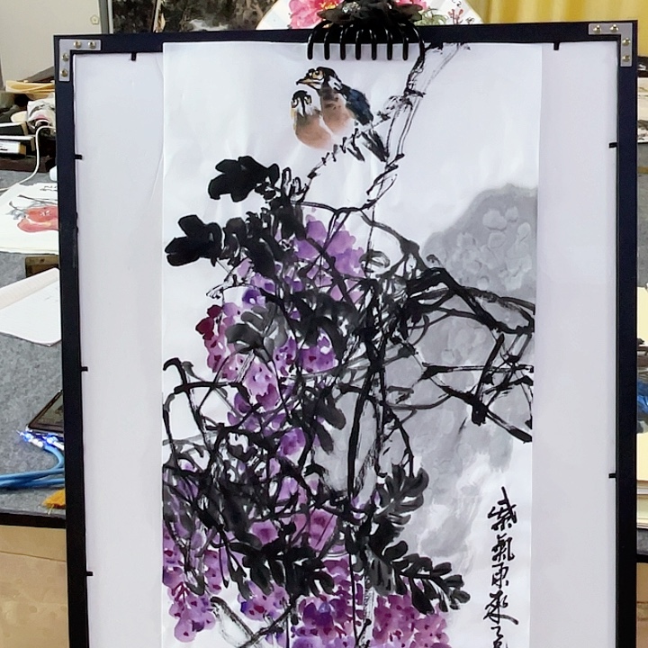 国画张圣敏先生纯手绘作品