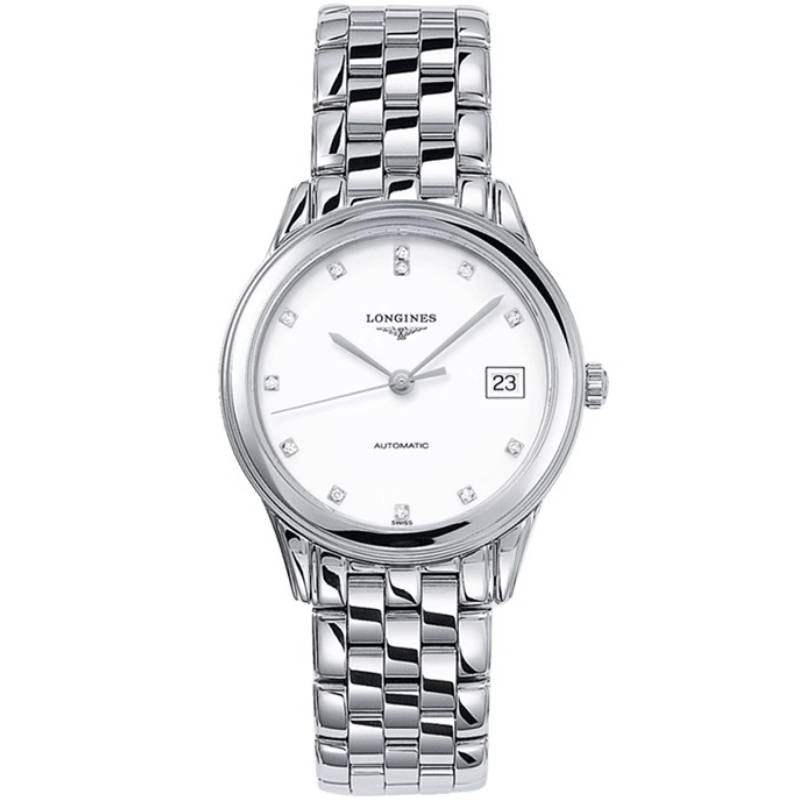 99新 Longines/浪琴 军旗774/机械/白盘钻刻/表径36mm/男士腕表