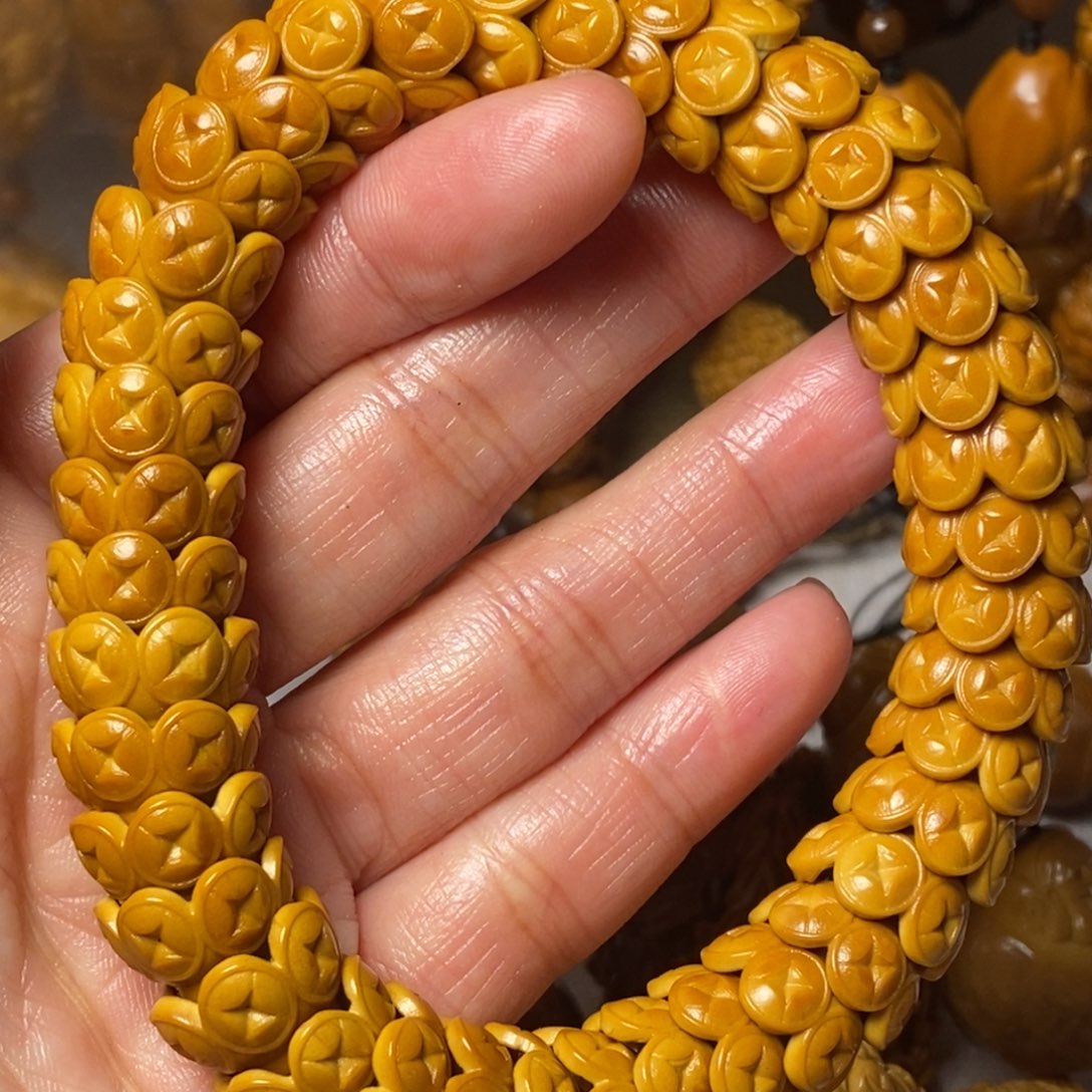 橄榄核手串/手链镂空钱串子