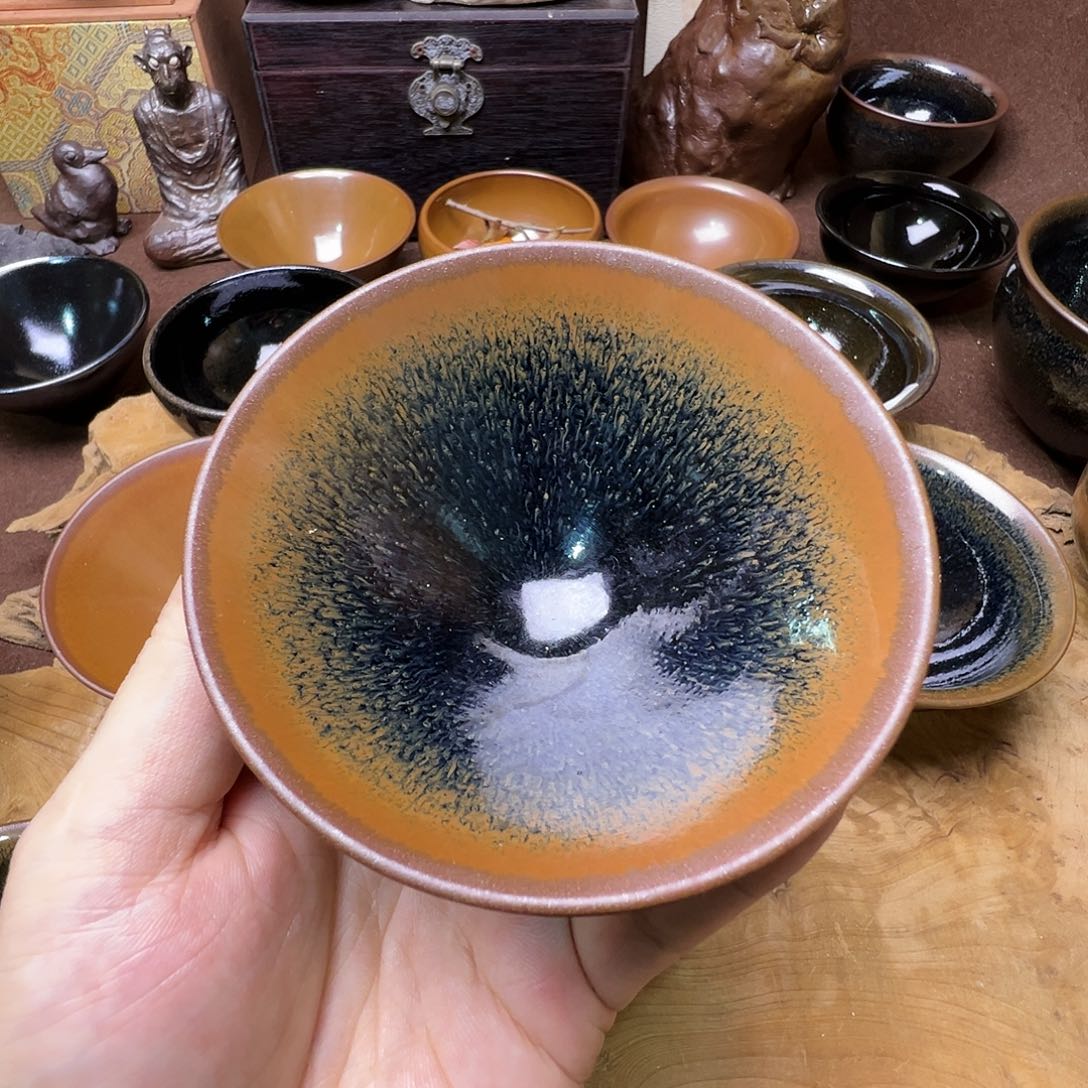 和***尚茶盏景和茶器纯手工瑕