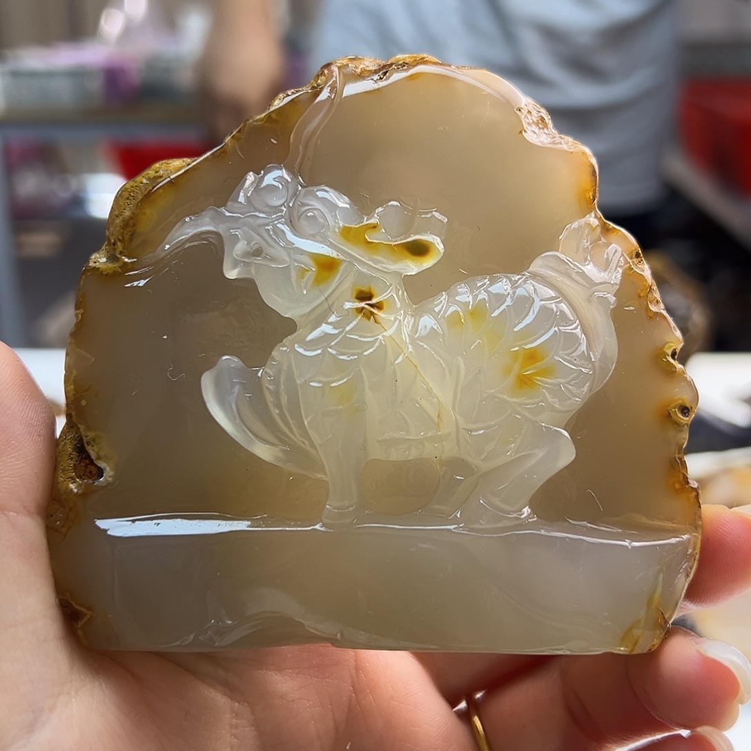 玛瑙/玉髓未镶嵌吊坠(不含链)