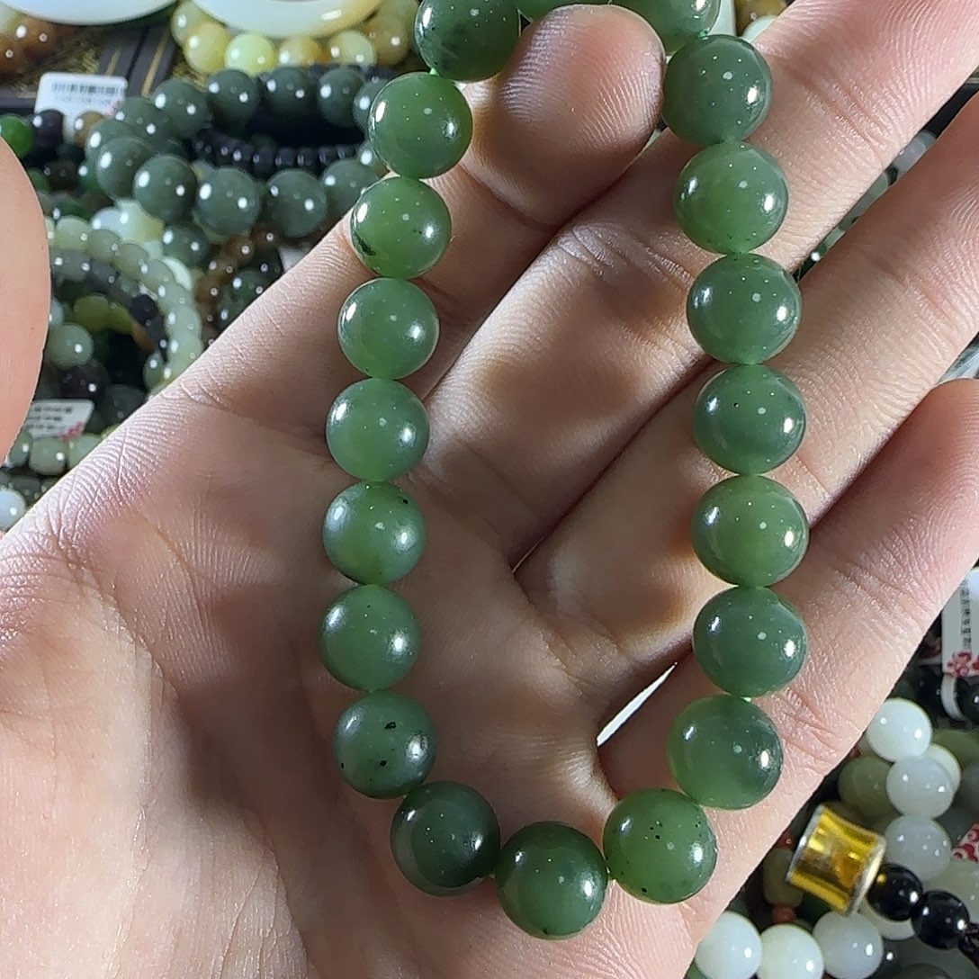 和田玉手链未镶嵌237