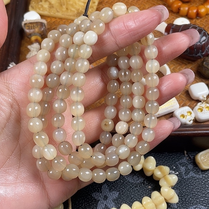 鹿骨手串/手链驼骨驼骨54，0.8