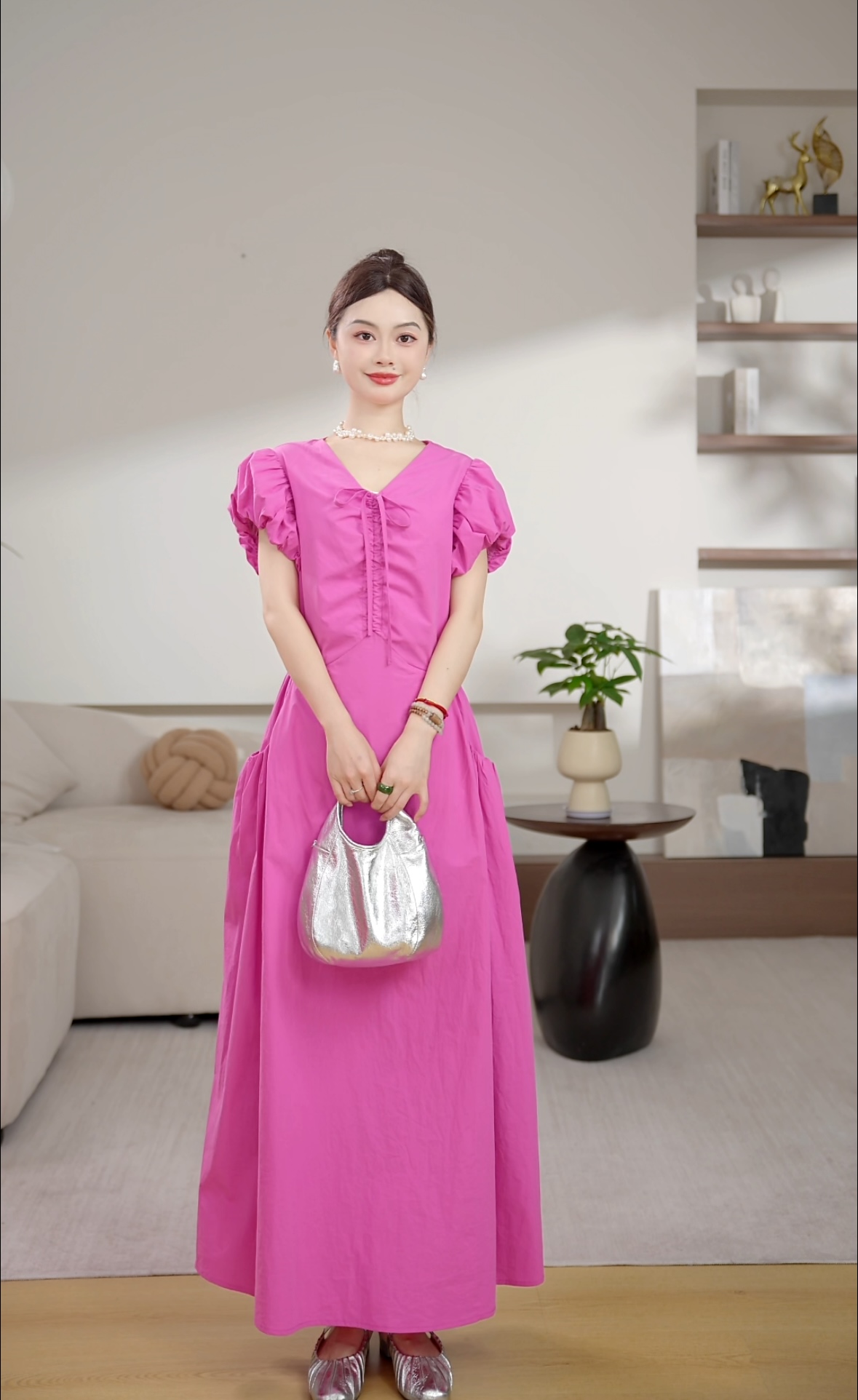 【午茶小调】茶歇儿重工显高显瘦100纯棉连衣裙