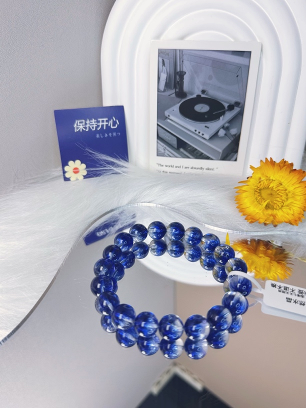 蓝烟花超七 半透半蓝 独特有个性