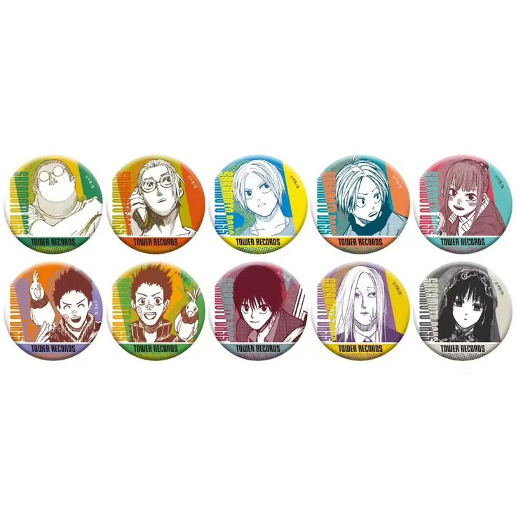 【坂本日常】塔店场贩吧唧亚克力方吧唧 潮玩盲盒拆卡