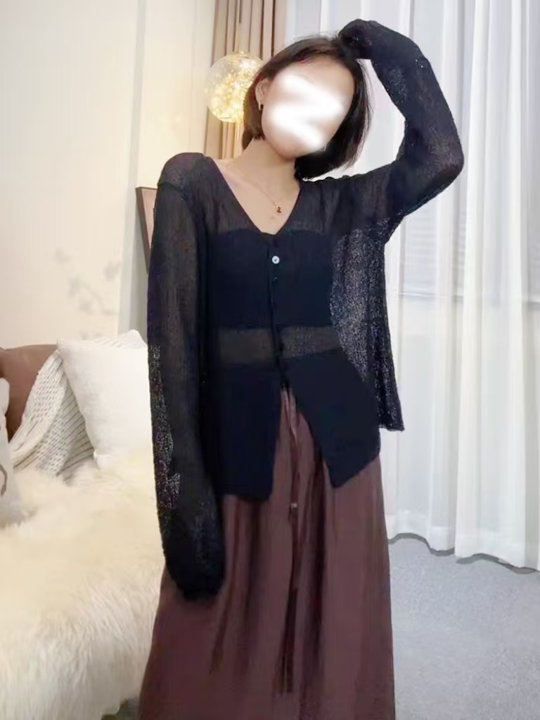 拾光家针织长袖上衣4365