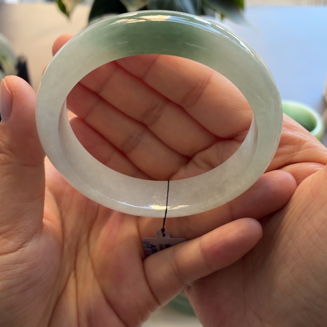 翡翠未镶嵌手镯天然