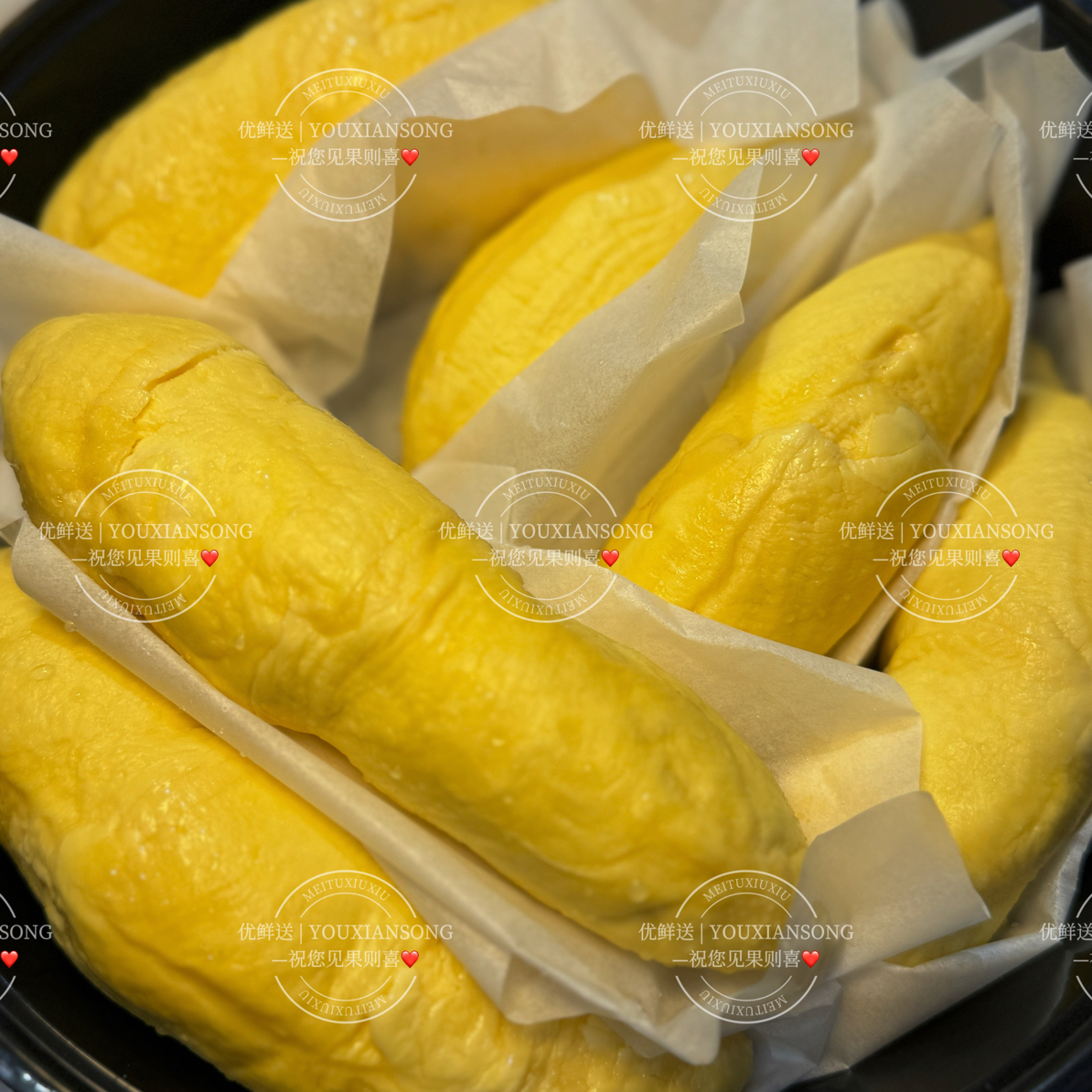 干尧鲜榴莲g软糯香甜果核大干包大黄肉榴莲同城配金枕青尼泰国东部