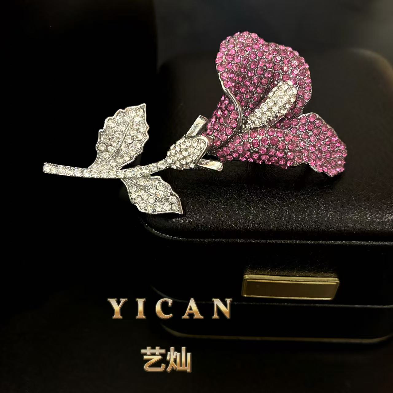 合金锆石胸针 【牵牛花】简约百搭精致优雅高档春夏时尚胸针5056