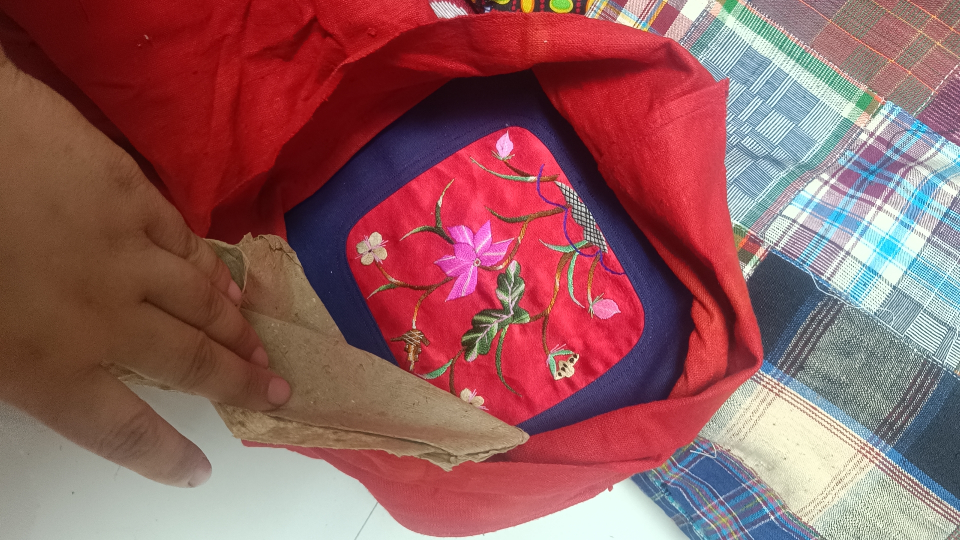 四季刺绣双面款80支以上耐磨枕套双层方巾抱枕中国风