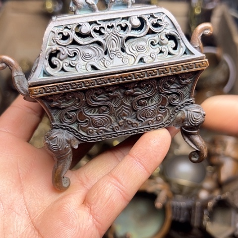 铜制工艺把玩摆件