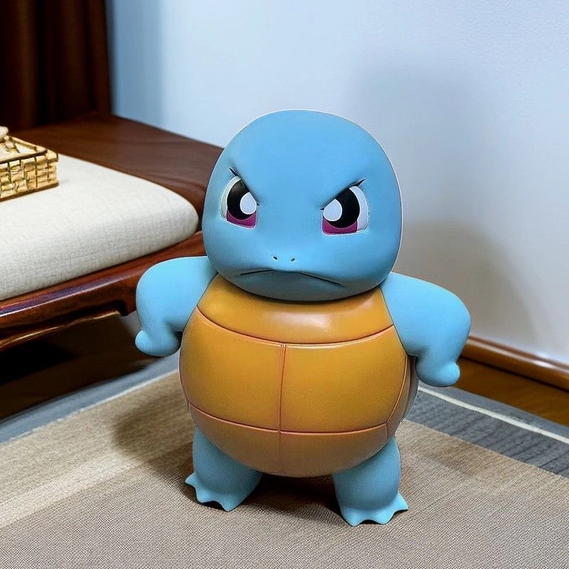 搪胶大号杰尼龟 42cm 优质摆件模玩手办