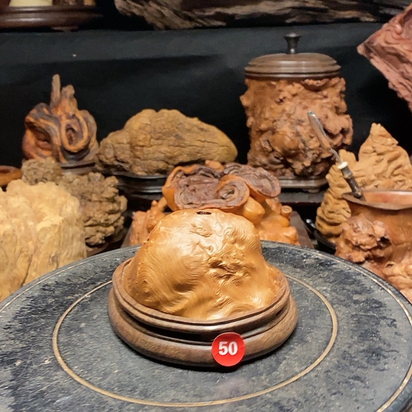 【闪购商品】50号荔枝木香炉工艺