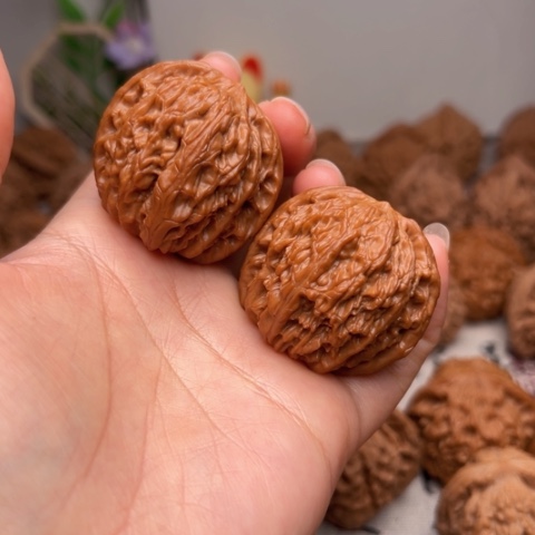 吊坠文玩核桃蟹**.49磨盘